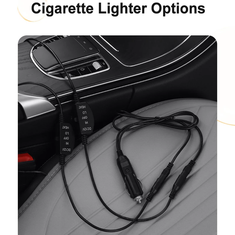 EAFC Car Heating Cushion New Style Full Car Winter Seat Electric Car Cushion Warm Car Cushion Autumn and Winter