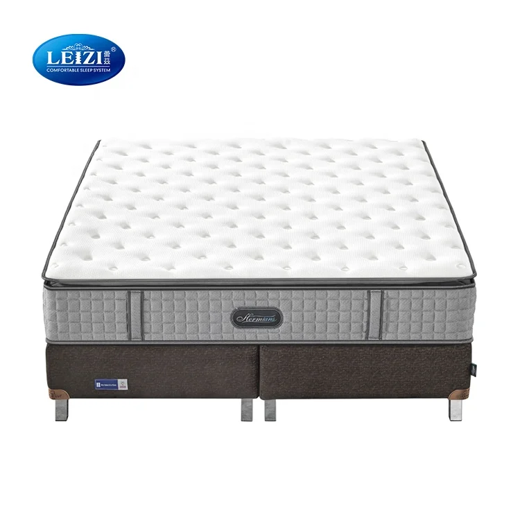 high quality pocketspring mattress for hotel use or home use in pillow top design