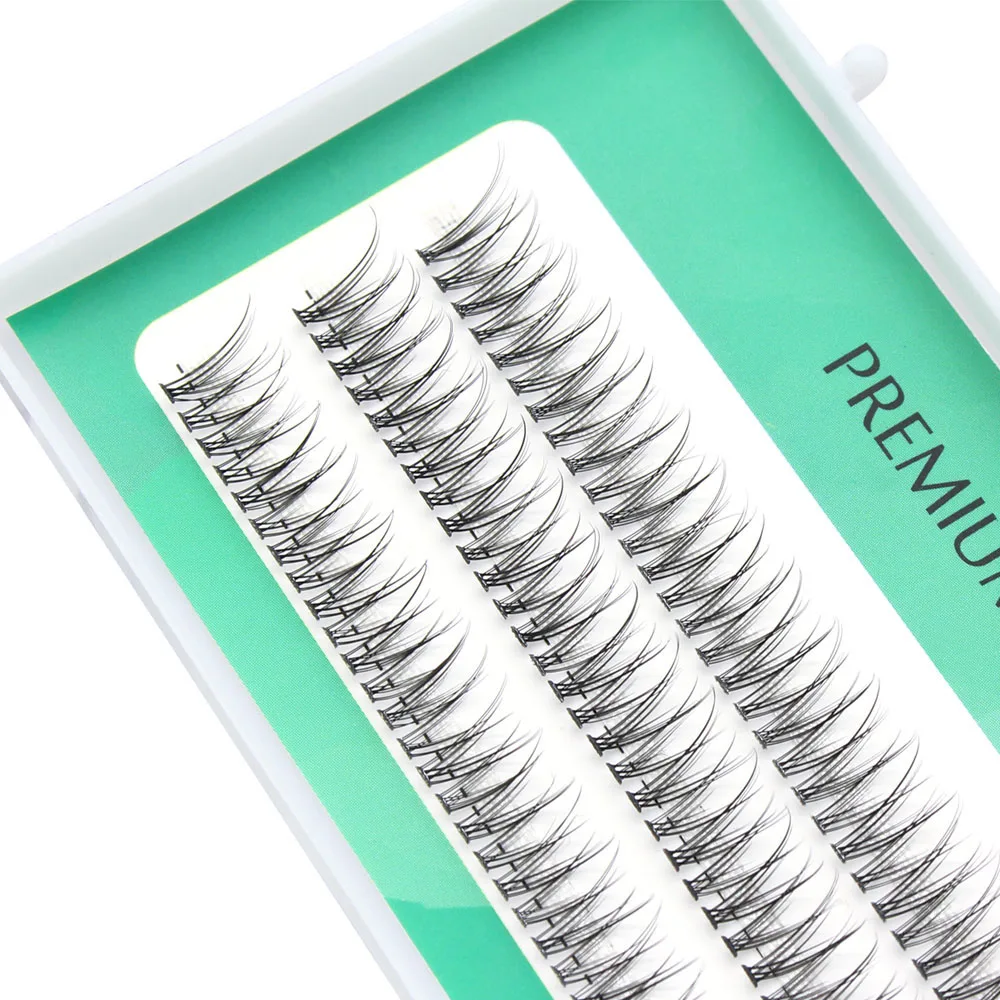 High quality 12D DOVETAIL eyelash personal graft false hair, mink false eyelashes extended personal eyelash bundle Natural Style