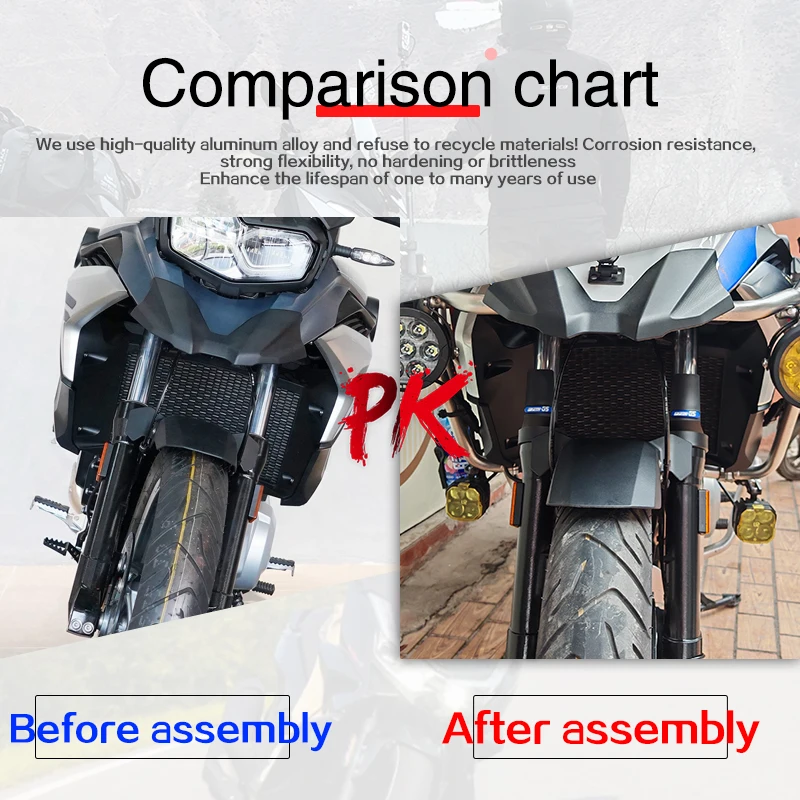 NC750 Motorcycle Front Fork Guard Shock Absorbing Protective Shell Cover For BMW f 750 gs  F750GS  F750 GS f750gs