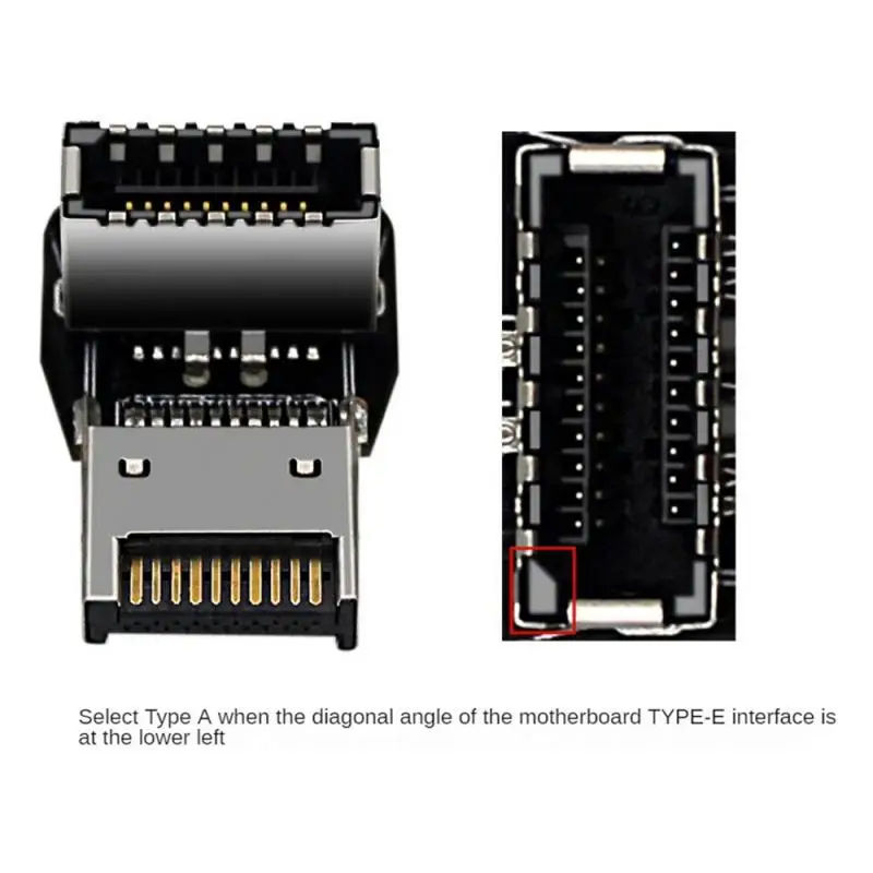 Przednia obudowa typu C z obudową Trwały materiał Proste zarządzanie kablami Interfejs USB3.1 typue Wygodny interfejs przedni