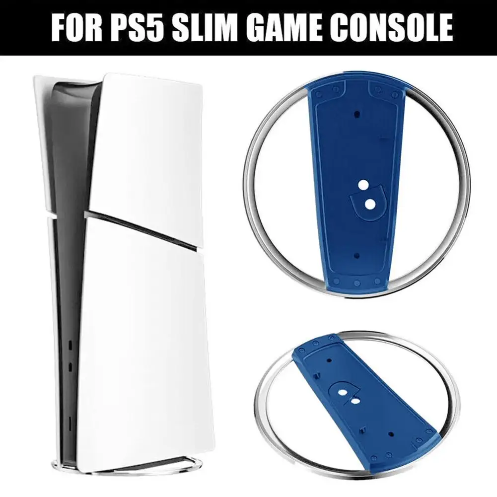 

For Ps5 Slim Stand Game Console Base Bracket Portable Heat-sink Anti-Slip Universal Game Console Cooling Holder Accessories G3L4