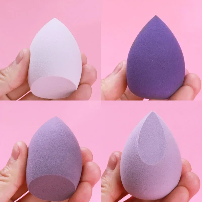 Sponge 4pcs Powder Beauty Cosmetic Egg Foundation Make Up Sponge Tools Makeup Puff Dry and Wet Combined Powder Puff Bevel Cut