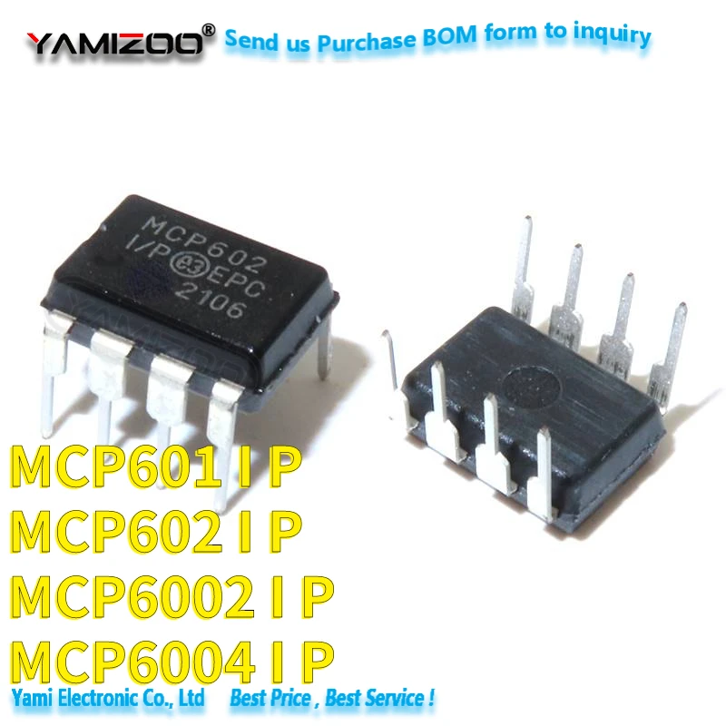 10pcs MCP602-I/p mcp602 dip MCP6002-IP MCP6004-IP MCP601-IP mcp6002 mcp6004 mcp601 neues original – Detail 3