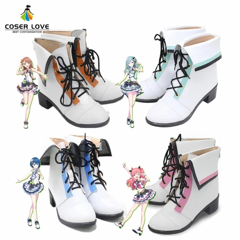 Project Sekai more more jump hinomori Shizuku Kiritani Haruka Momoi Airi hanasato Minori cosplay shoes boots