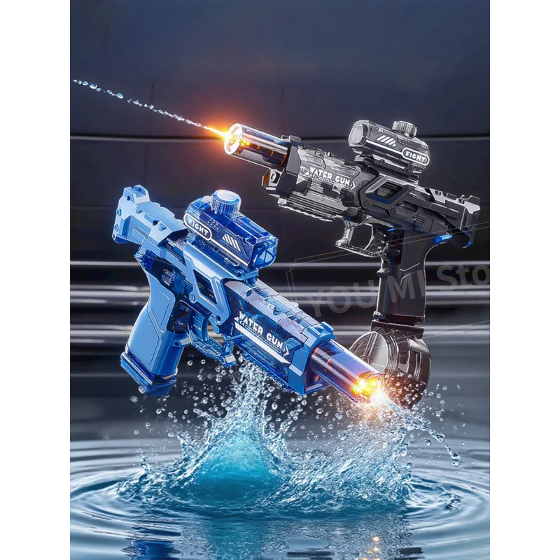

Electric Water GunPulse with LED Light & 500ml Tank, 10M Range, IP67 Waterproof, for Outdoor Fun,adultChildren's Water Gun Toys