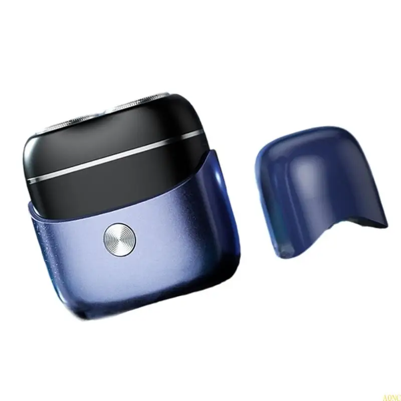 Портативный миниатюрный миниатюрный миниатюр A0NC для мужчин с USB -зарядкой бороды триммер