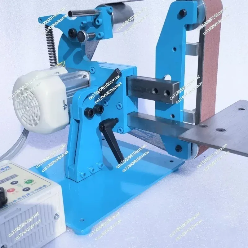 750W Electric Belt Grinder Vertical Horizontal Dual Use Belt Polishing Machine 110V 220V Dual Voltage for Metal Wood Polishing