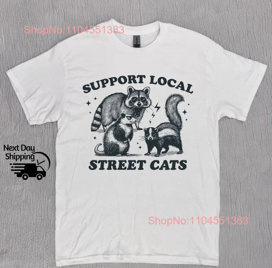 

Забавная футболка с рисунком 90-х годов в стиле ретро с изображением енота и местных уличных кошек, размер S-5XL