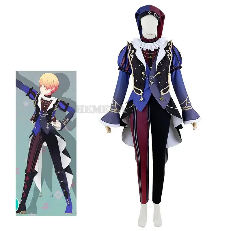 Game PJSK Tenma Tsukasa Cosplay Costume Halloween Outfits Women Men Suit Role Playing Uniform Skin Dropshippinga;2'k,8;c'