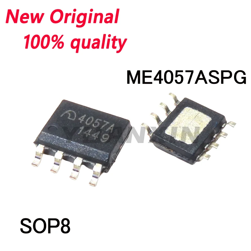 10/PCS New Original ME4057ASPG ME4057A 4057A SOP8 4.2V lithium-ion battery linear charger chip In Stock