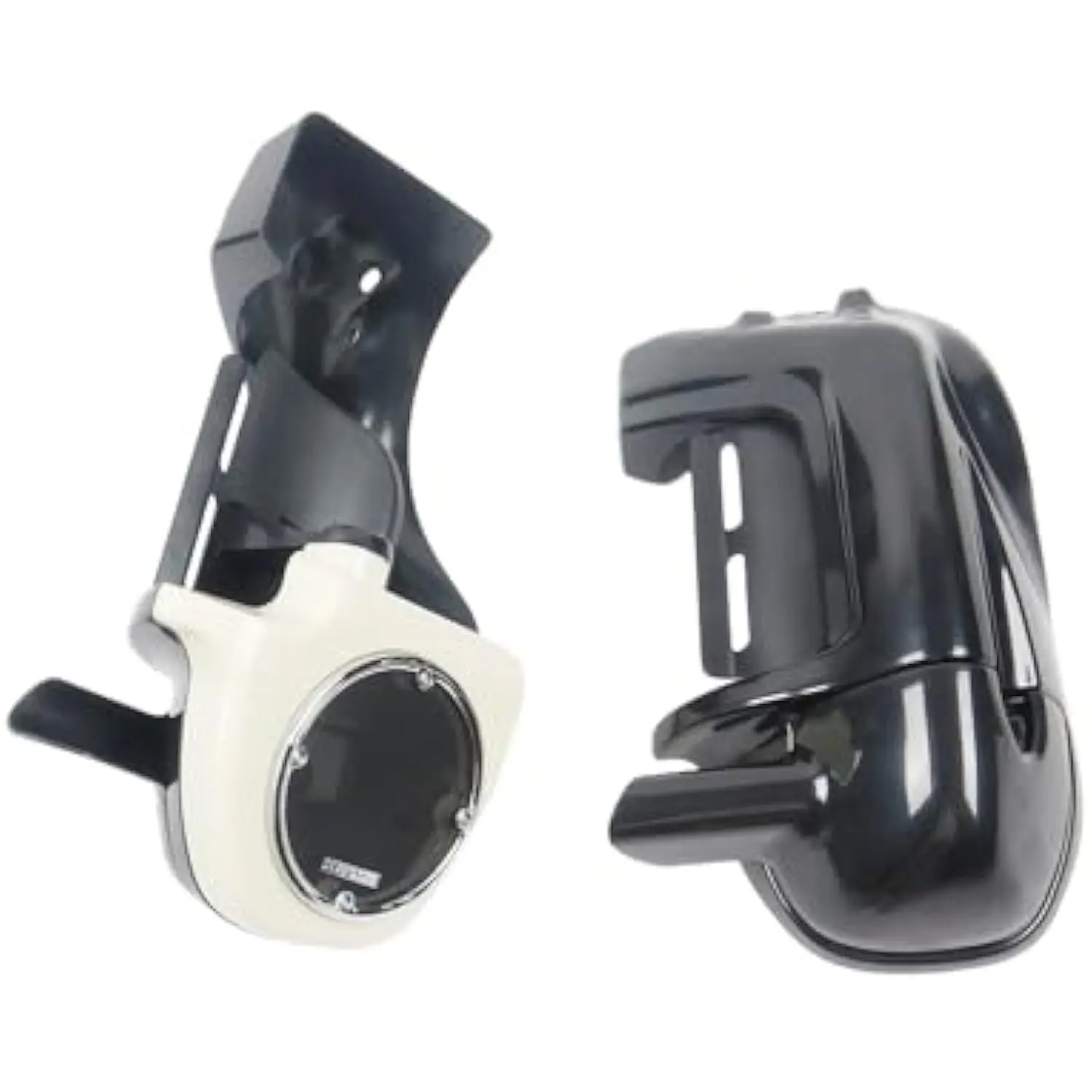 

Unpainted Lower Vented Leg Fairings + 6.5 Speaker Pods W/Grills Fit For Harley Road King Road Glide Street Glide Electra Glide