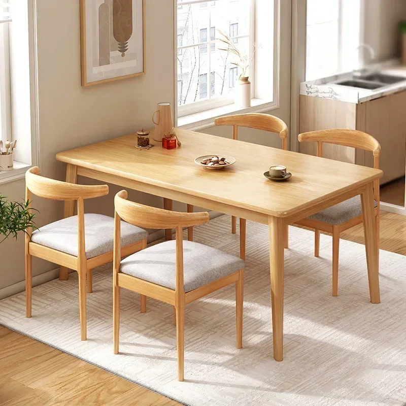 Nordic Dining Table for Home Small Apartment Rectangular Simple Dining Table Rental Simple High-end Dining Table