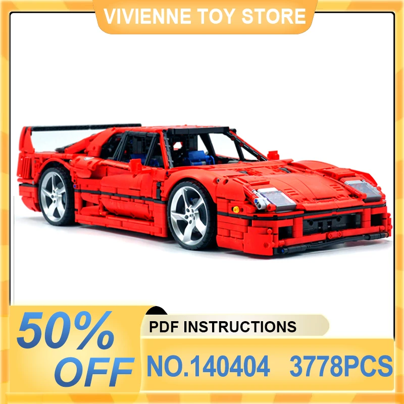 

MOC-140404 Technical Hypercar Car Model Assembly Building Blocks Bricks Diy Puzzle Toy Birthday Gifts For Kids