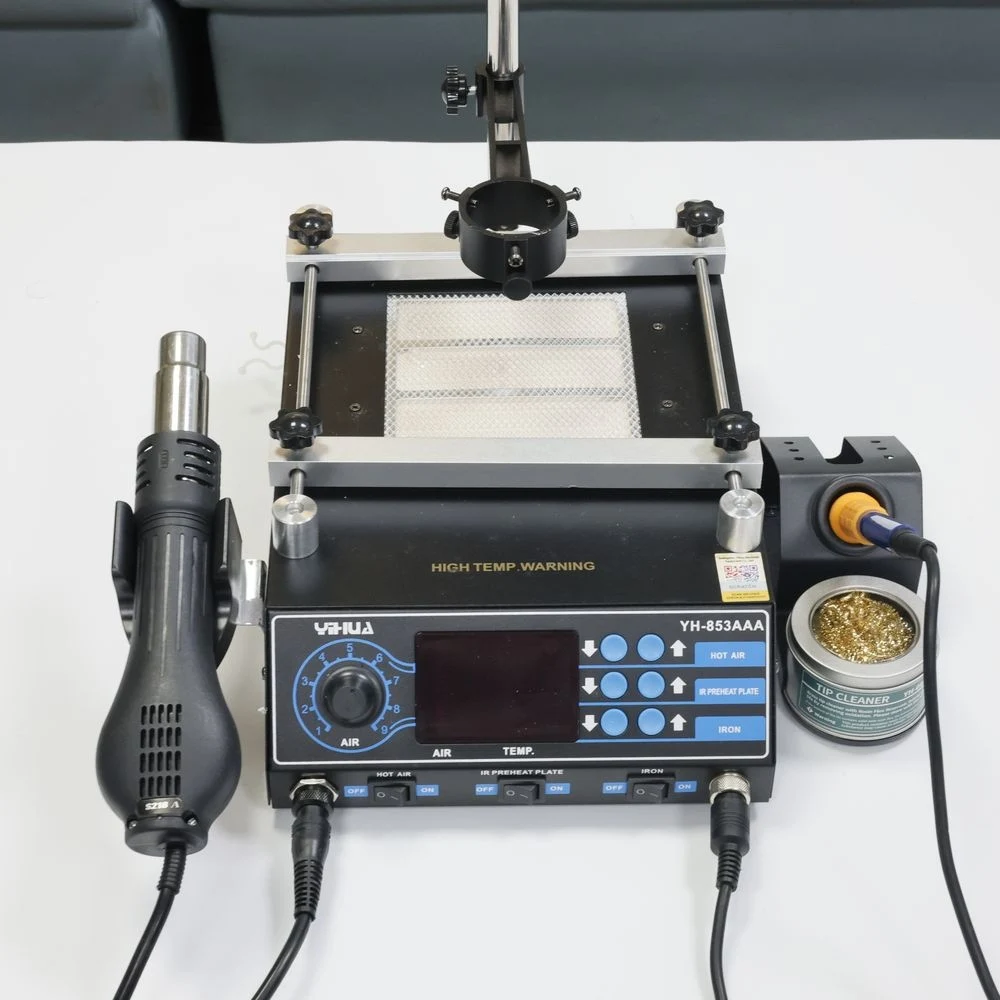

YIHUA 853AAA 1200W Preheating Station PCB Preheater Soldering BGA Rework Soldering Iron Heat Gun Welding