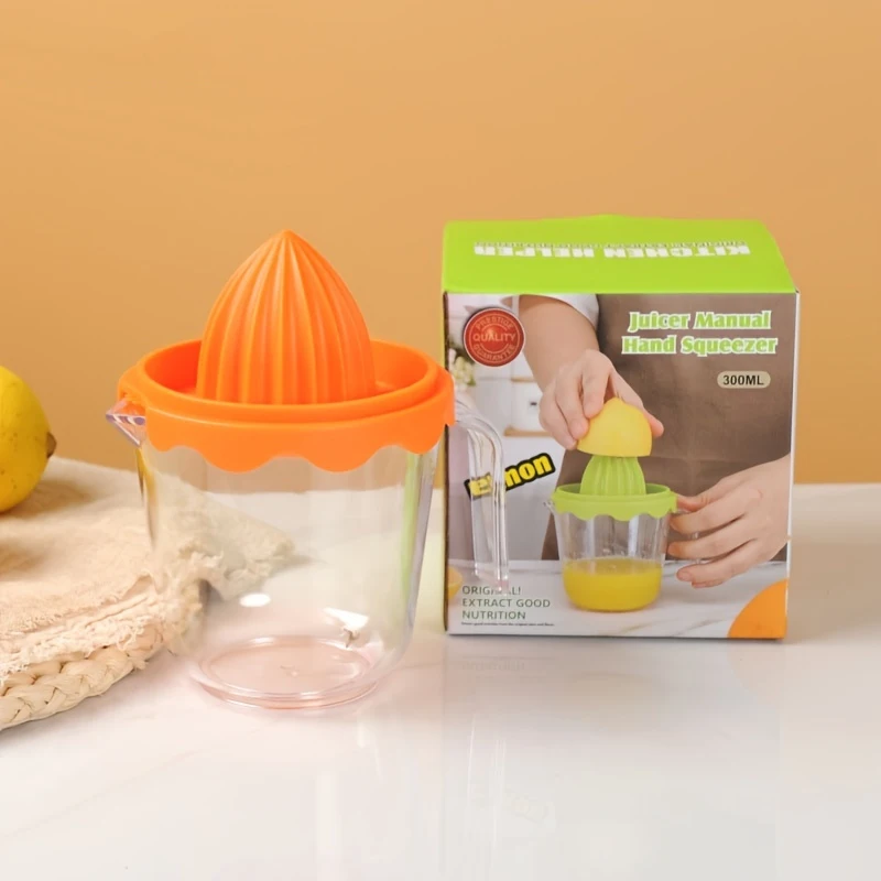 -agrumes portátil Manual, herramientas de cocina, exprimidor de limón y naranja de plástico, máquina exprimidora de frutas multifunción, accesorios