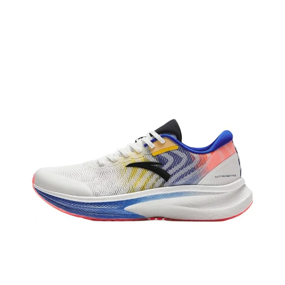 

Anta Champion Series Slip Resistant Abrasion Resistant Low top Running Shoes Men's White Blue 112335582S-7