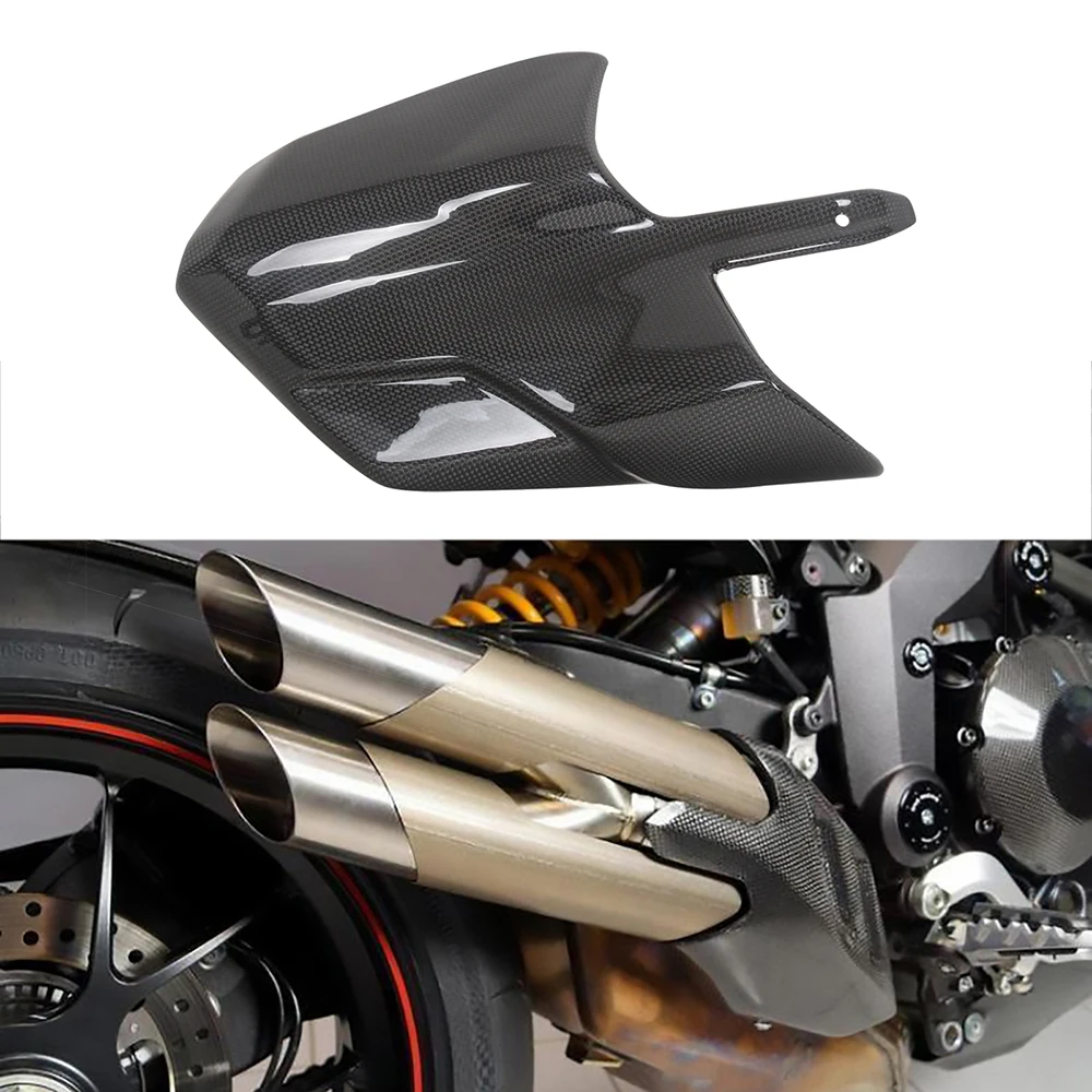 

Motorcycle For Ducati Multistrada 1200 2015 2016 2017 Exhaust Cover Shield Heat Protector Carbon Fiber