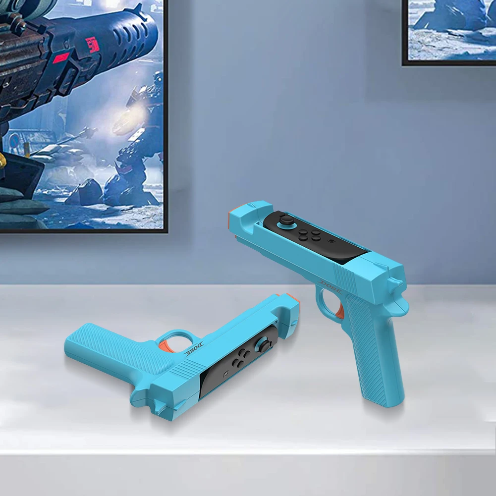 Controller per pistola da gioco di tiro per Switch 2 Joy-Con Shooting Gunstock Grip Migliora l'esperienza di interazione Impugnatura a forma di pistola da gioco