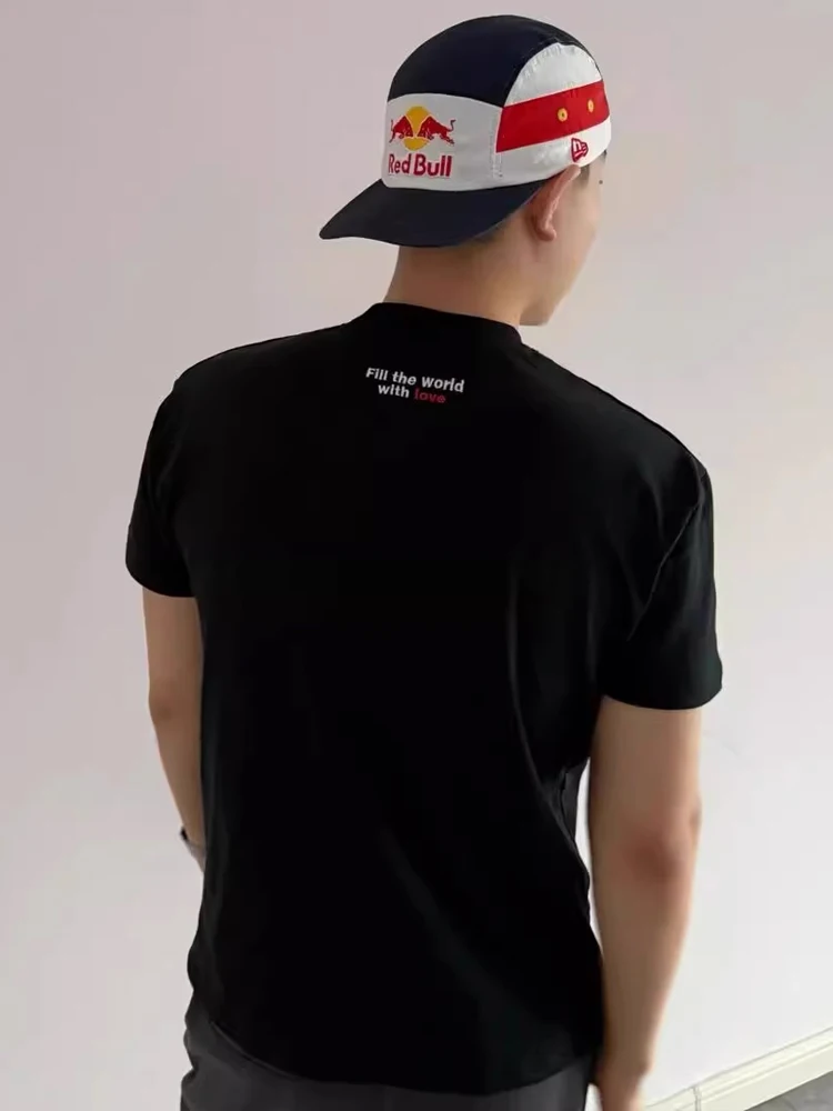 

Bla ort Sve T-irt Men's Summer oulder Fitn Sport f Sve High Quali Heavy Du Casual Loose Sle Breathable