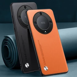 Luxury PU Leather Case For Honor Magic 5 Lite 5G Back Cover Matte Silicone Full Protection Phone Case For Honor X9A Magic5 Lite