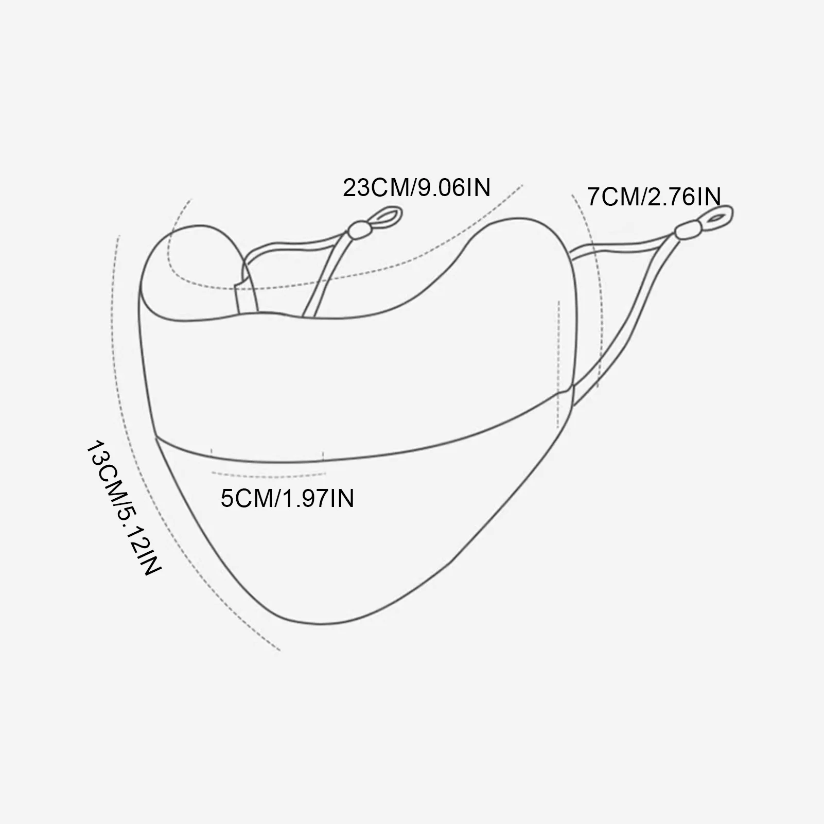 눈 코너 보호 자외선 차단 마스크 야외 사이클링 등산용 3차원 눈 코너 마스크