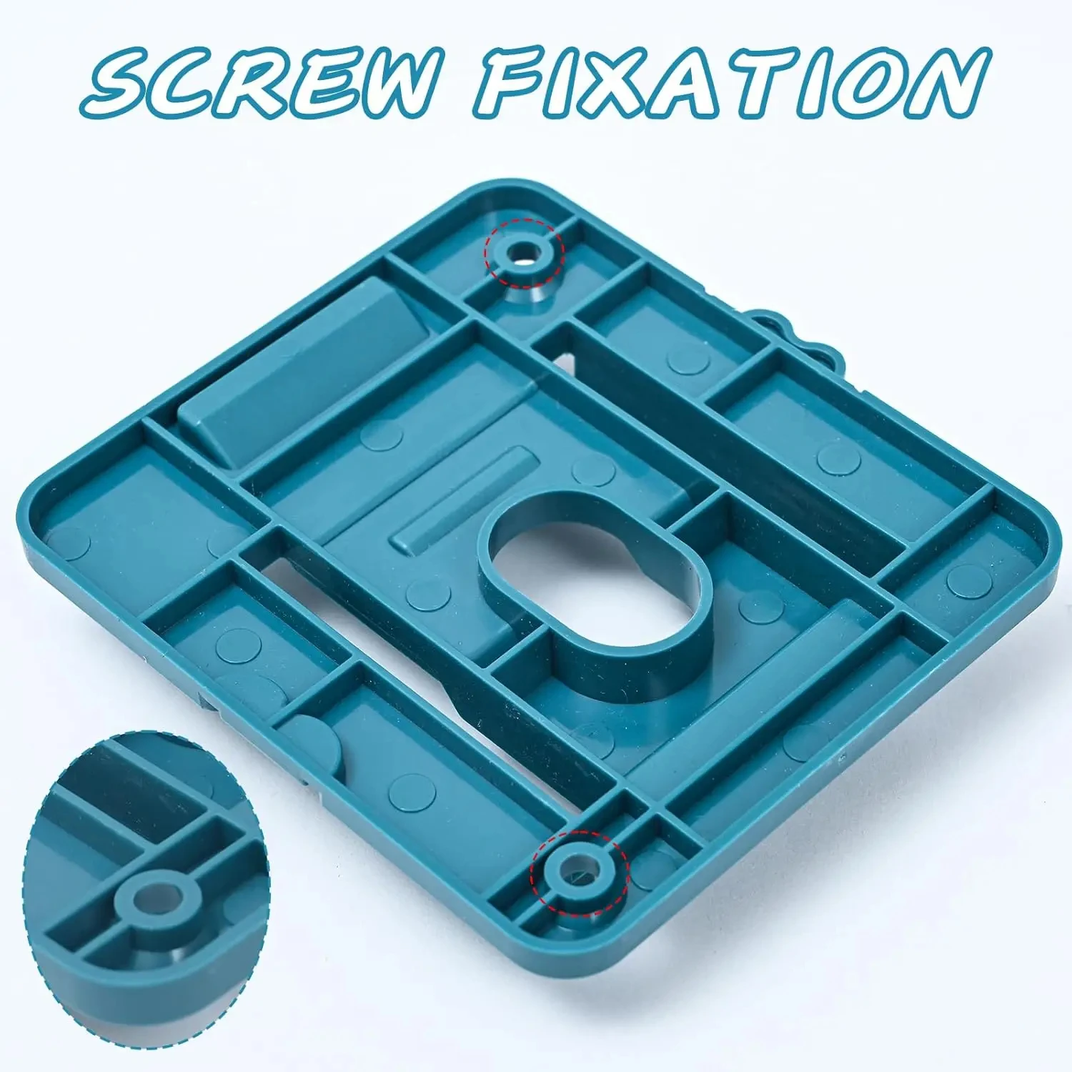 10 PCS Battery Holder for Makita 18V Li-ion Battery Tools Machine Holder Storage Rack Wall Mount for BL1860 BL1850(No Battery)