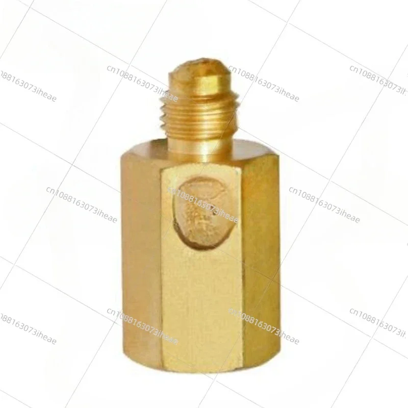 Adaptateur de jauge à vide pour pompe à vide, raccord de tube, connecteur en laiton de réfrigération, 1 pièce