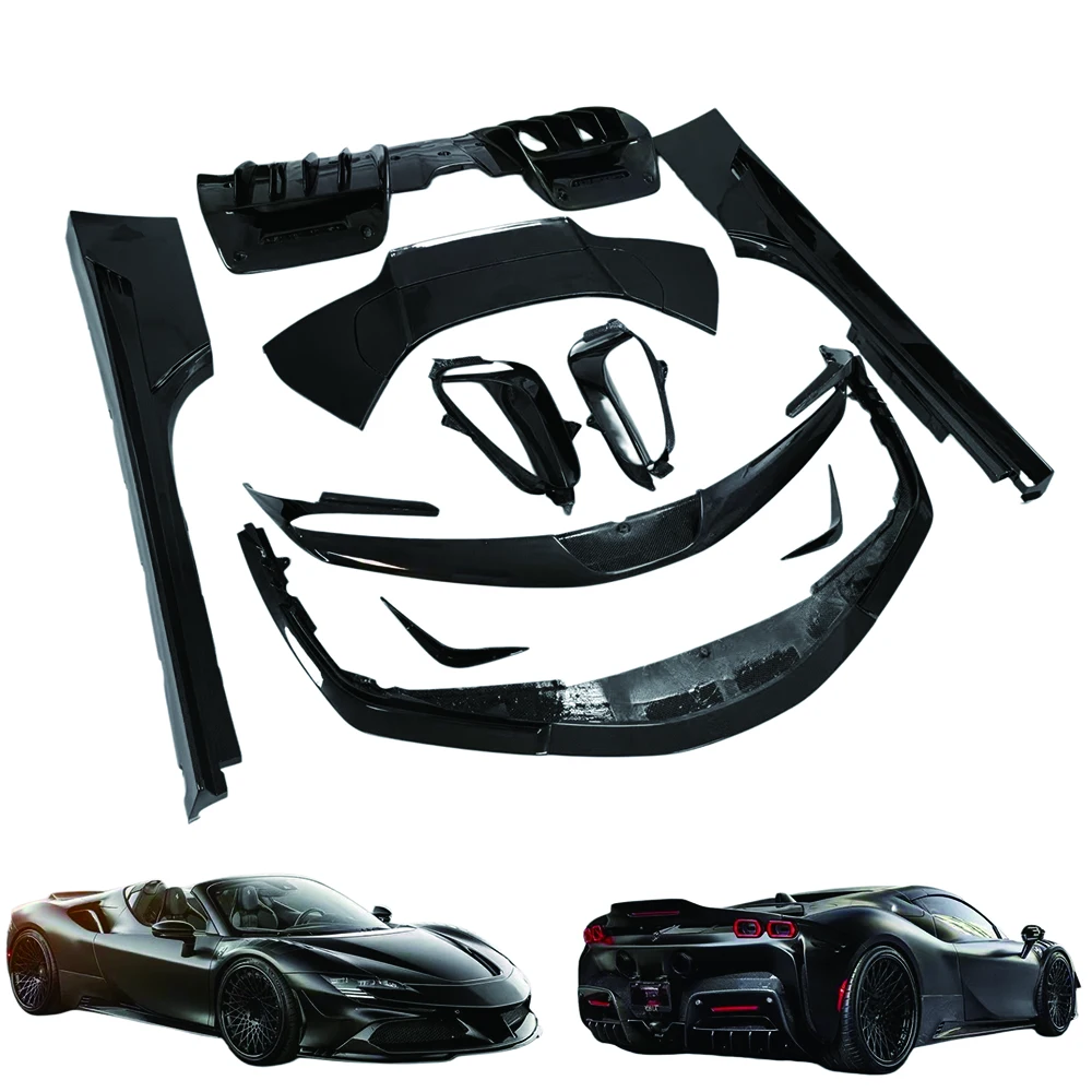 Complete OEM Facelift Conversion & Custom BuildFor Dry Carbon Fiber Small Kit RYFT Style For SF90 Extreme MakeoverBody Kit