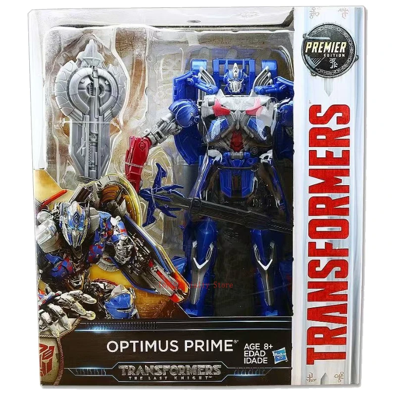ในสต็อก Transformers Movie 5 เวอร์ชั่นอเมริกันของ TLK Leader Optimus Prime คอลเลกชันฟิกเกอร์ Studio One Piece อะนิเมะหุ่นยนต์