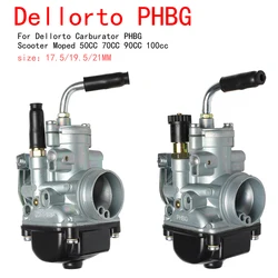 PHBG 17.5mm AD/19.5mm AD/21mm AD 2T Carburator Carb Moped/Scooter Manual And Stay Wire For Dellorto