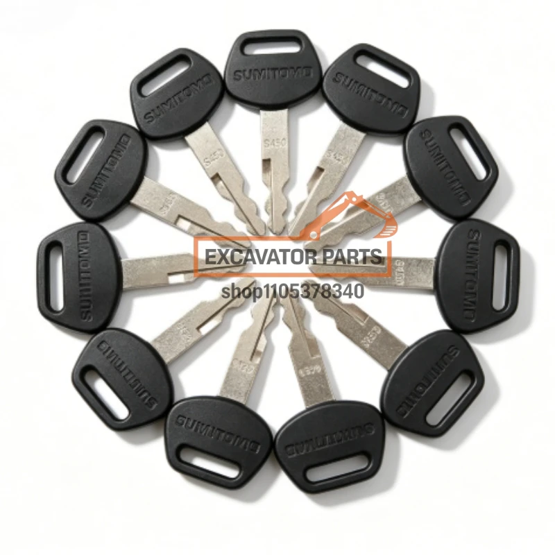 50 Llaves de Encendido S450 de Repuesto para Excavadoras y Maquinaria Pesada Sumitomo y Linkbelt
