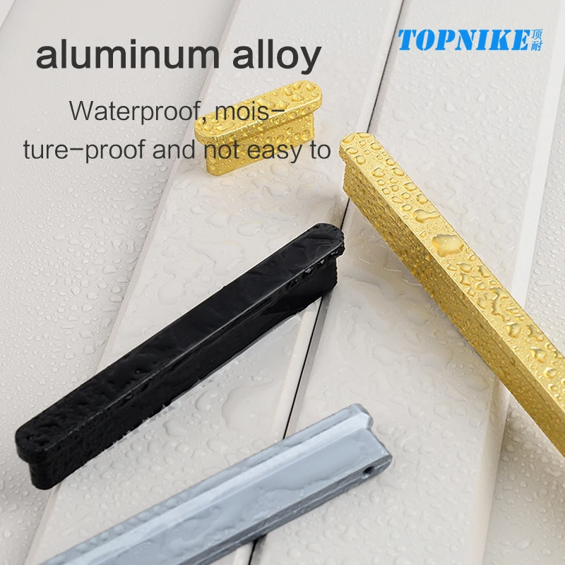 400mm long wardrobe door handles kitchen cabinet and bathroom cabinet long strip easy-install aluminum alloy pulls