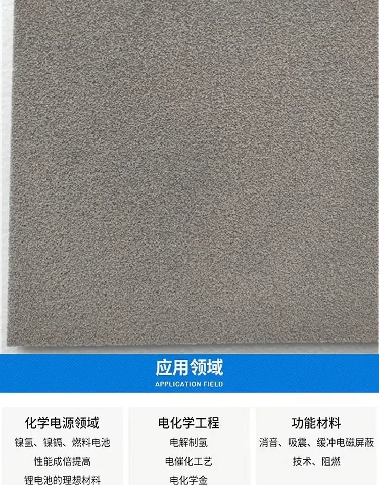 Foam Nickel Porous Electrochemical Button Battery Electrode Catalyst Carrier Capacitor New Energy