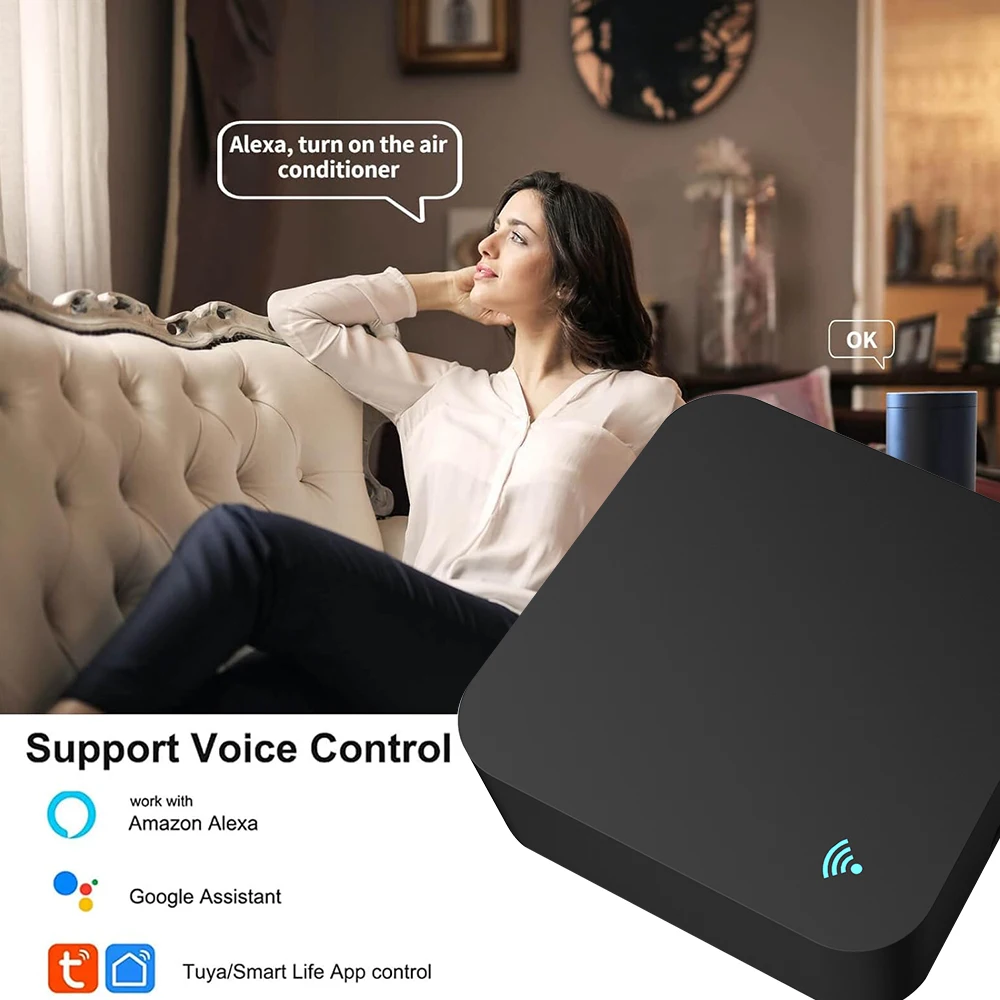 ZigBee Ir Blaster ZS06 Universal Infrared Remote Control for Alexa and Google Assistant Work with Tuya and Smart Life