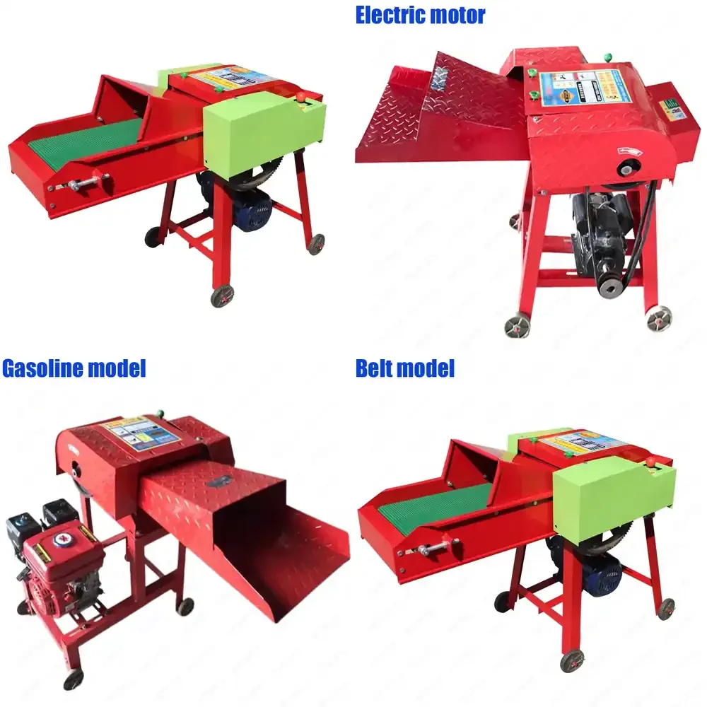 NEWEEK Electric Horse Fodder Alfalfa hay Cutter Chopper Chaff Cutter Machine Animal Grass