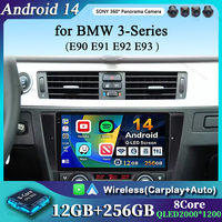 Android 14 Car Radio for BMW 3-Series E90 E91 E92 E93 wireless CarPlay Android Auto car intelligent systems No 2 din 2din DVD