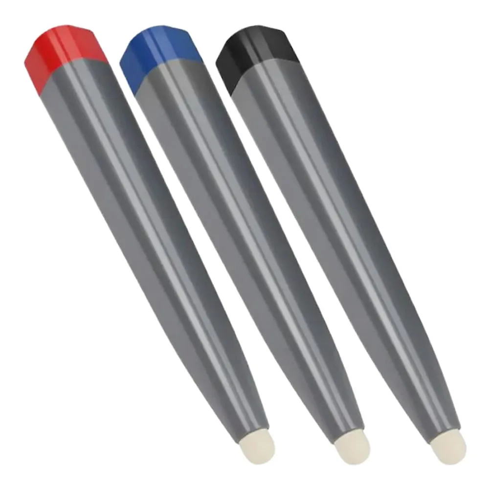 

3PCS Touch Pen Screen Stylus Practical Pens Smooth Capacitive Tip for Whiteboard Writing Universal Device Black Red Blue