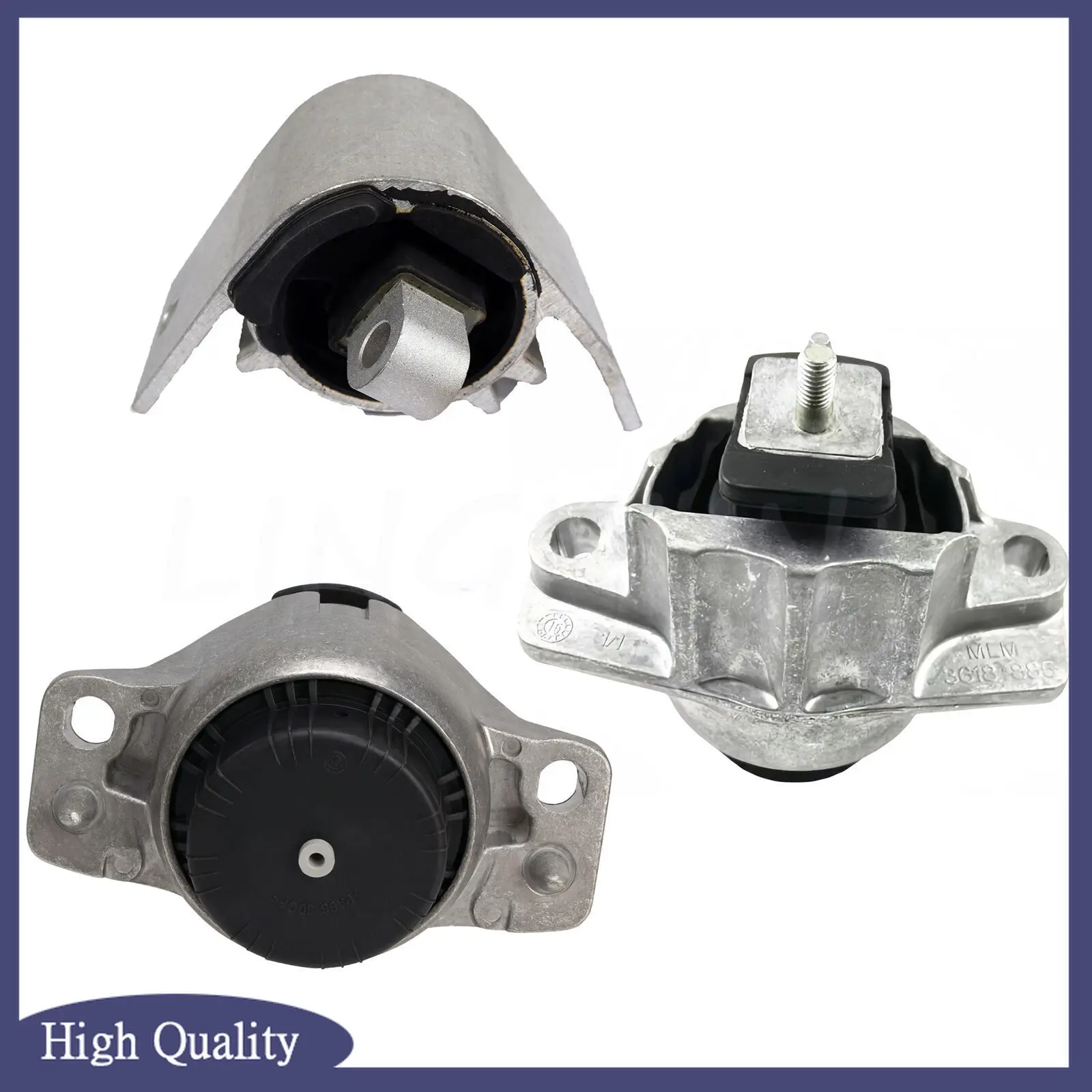 3X Engine Mount Gearbox Mount Kits For Jaguar F-PACE X761 2016 T4A2335 T2H14266