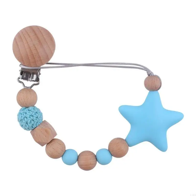 

Симпатичные звездочки, зажимы для детской соски, силиконовые бусины, детские соски, успокоительная цепочка для пустышки, для для