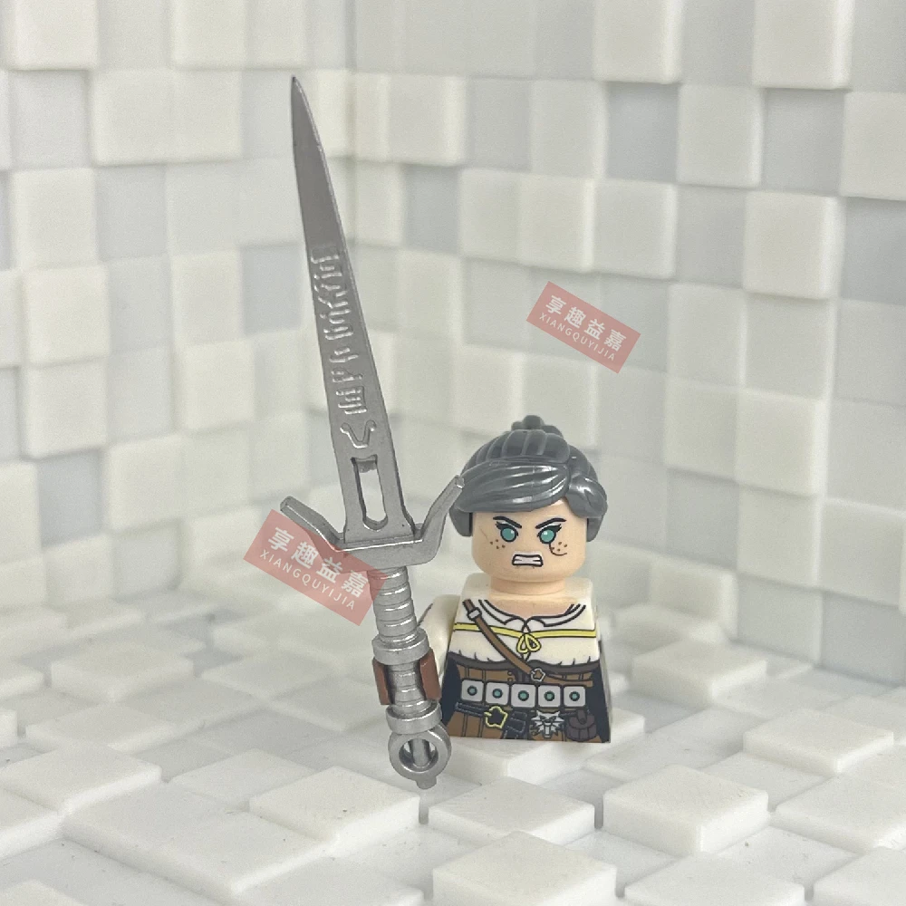 Juego Teleplay personaje de película bloques de construcción modelo ladrillos mini figuras de juguete de acción juguete para regalo para niños Geralt de Rivia