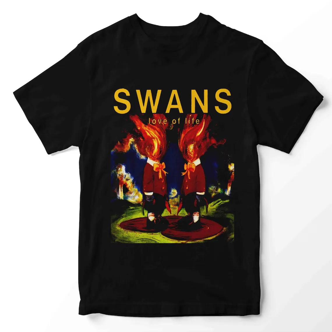 Swans Band Love Of Life Short Sleeve T Shirt Full Size S-5XL