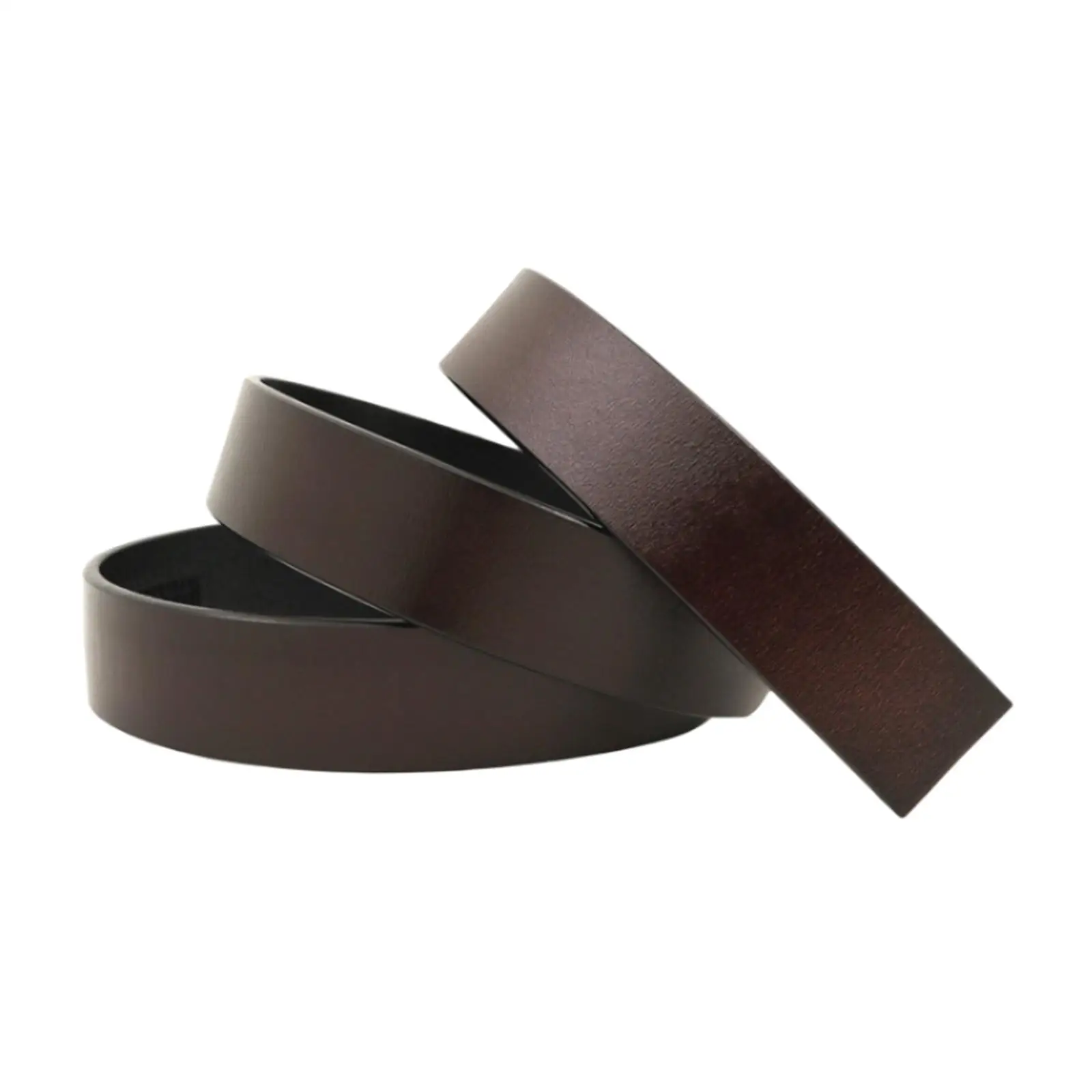 Belt without Buckle Holeless Mens Replacement Belt Strap for Automatic Belt