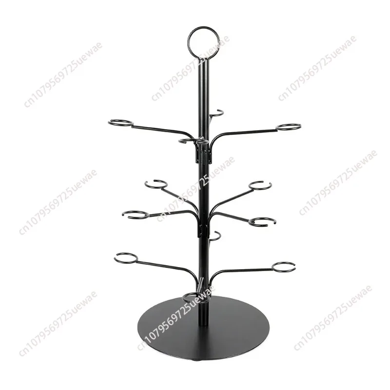 For INTELLIGENT 3 Tier Wine Glass Holder standing Tabletop Storage Rack Cocktail Glass Tree Display Stand