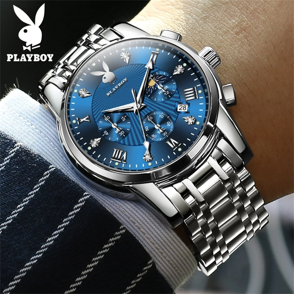 PLAYBOY 3066 Men's Luxury Quartz Watch