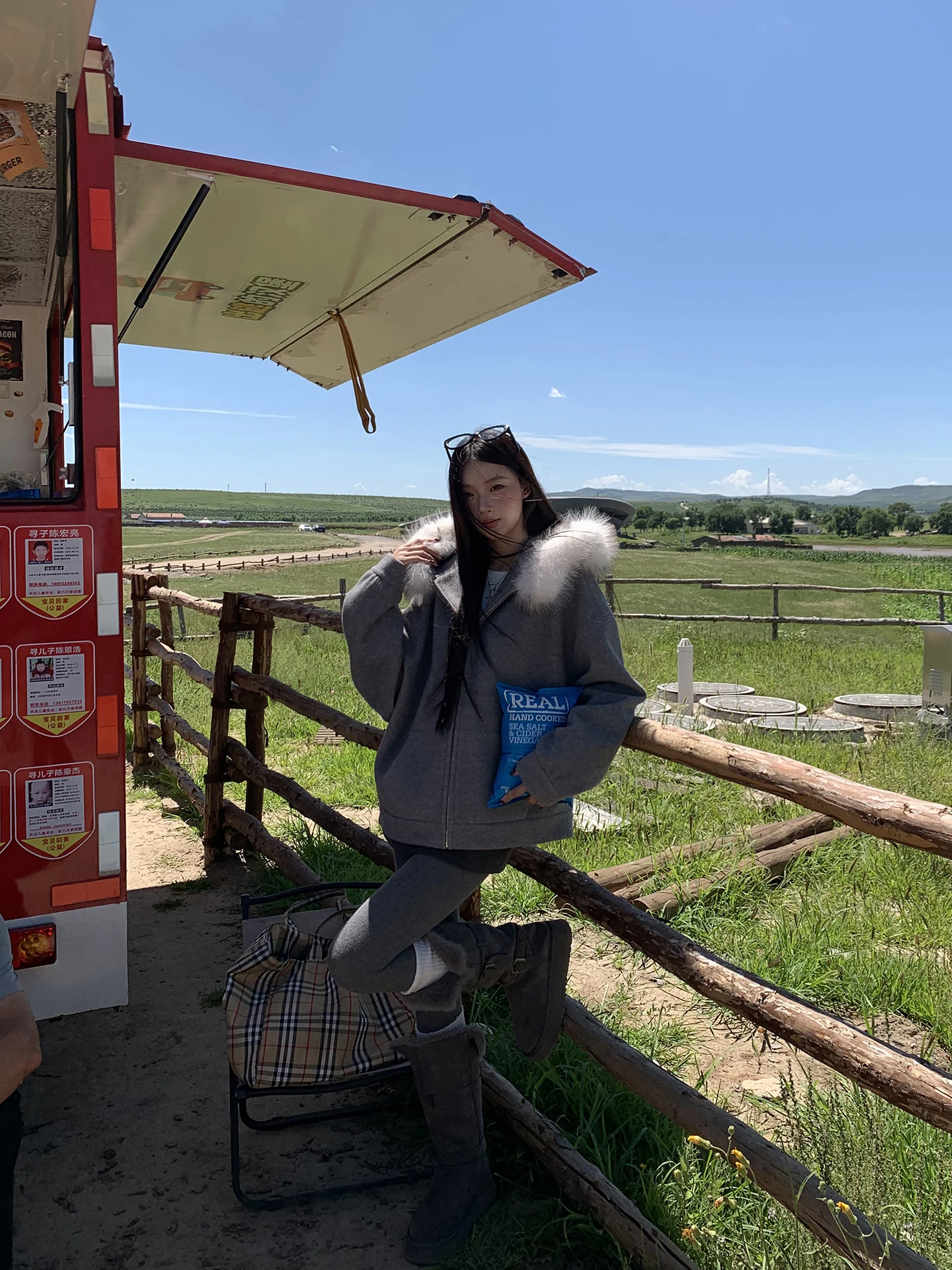 

G Sle Women's ort Woolen Coat 2025 New Autumn Winter ey Hat Korean Sle Super Beautiful Commute Straight Tube Model