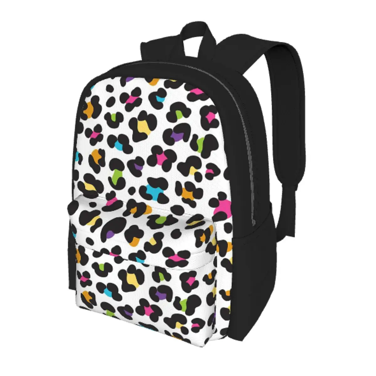 

Orange Leopard Student Backpack School Bag Hiking Travel Daypack for Men Women Bookbag Shoulder Bags