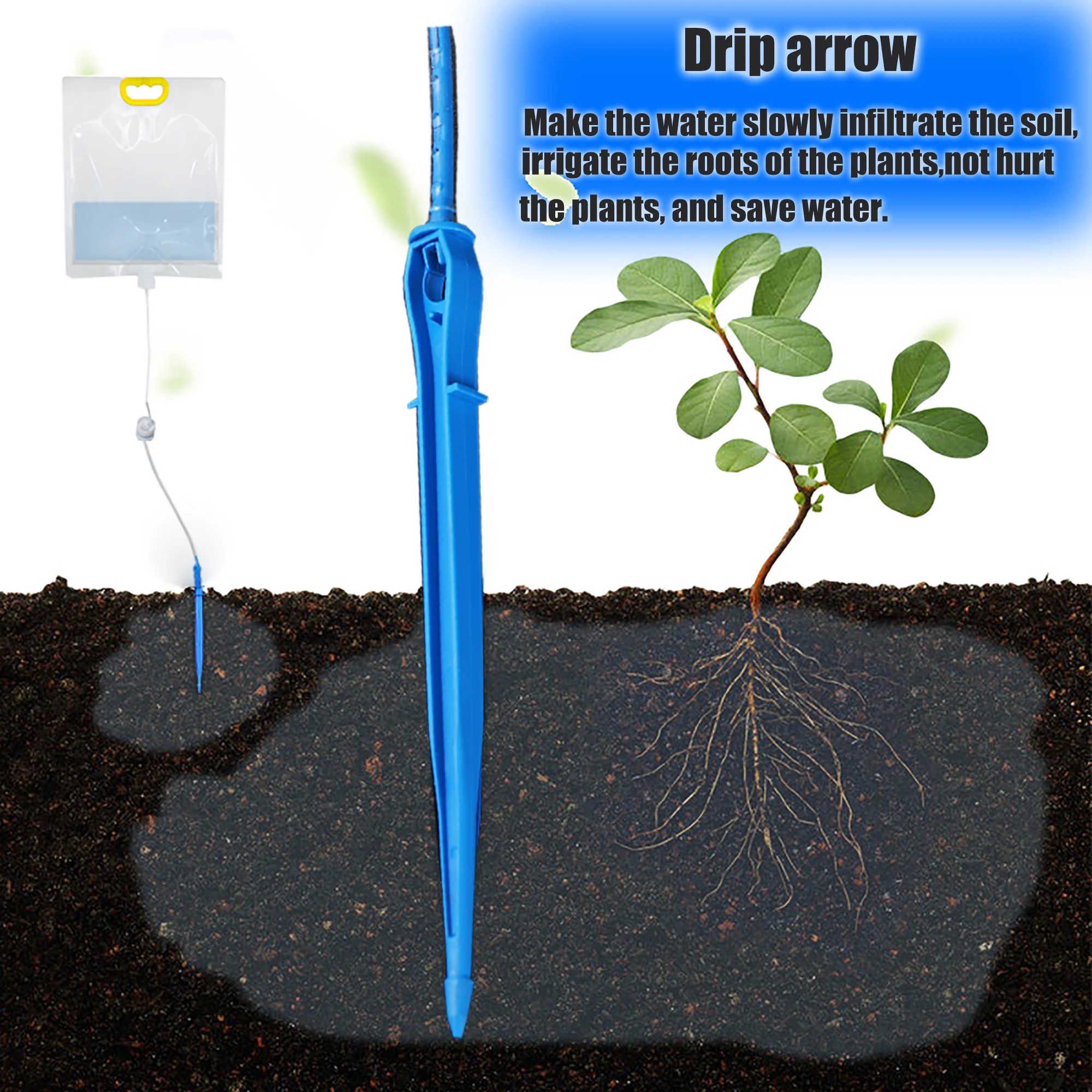 New 3/ 3.5/5L Plant Irrigation Bag Automatic Watering Bag Adjustable Garden Pots Drip Needle Device Garden Watering Water Bag