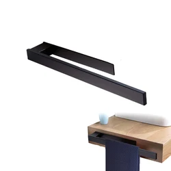 Bathroom Cabinet Shelf Metal No Drill Vanity Furniture Towel Rack Sticking Organizer and Storage Cabinet Side Cloth Hook Holder