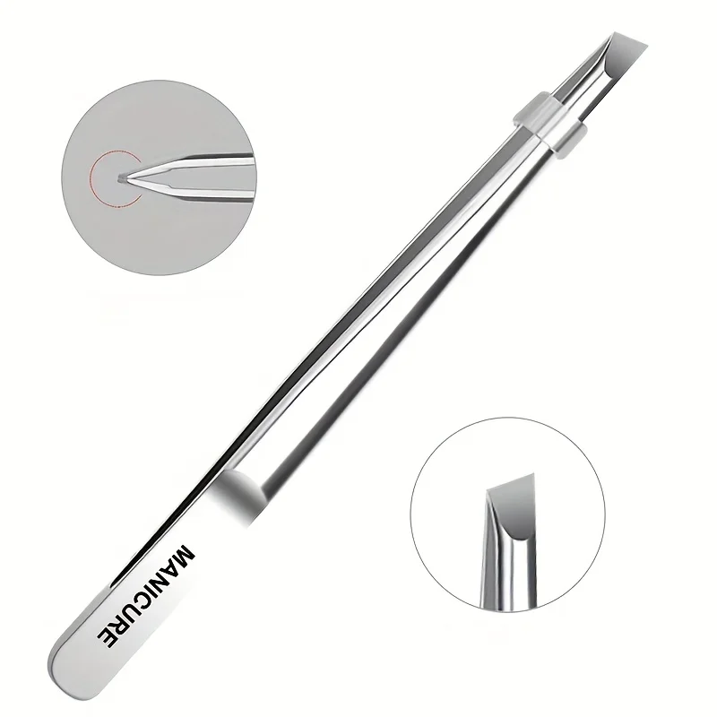 Stainless Steel Eyebrow Clip Angled Tweezers with a Tight Bite Easily Removing Fine Hairs Trim Brows Eyebrow Trimming Tools